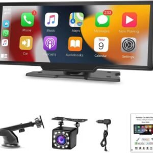 Central Multimídia 7" Universal com CarPlay e Android Auto - Bluetooth e Espelhamento